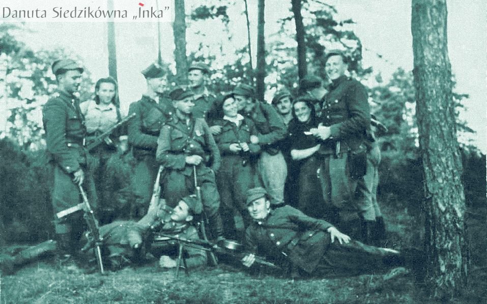 Żołnierze 4. szwadronu 5. Wileńskiej Brygady AK, Białostocczyzna, lato 1945 r.