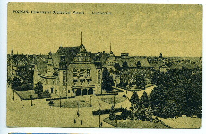 Poznań University, previously the Imperial Castle, early 20th century