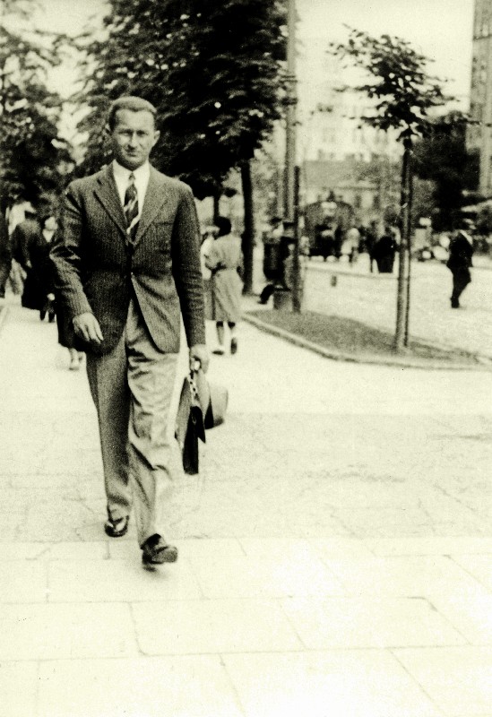 Stefan Korboński in Warsaw, 1930s