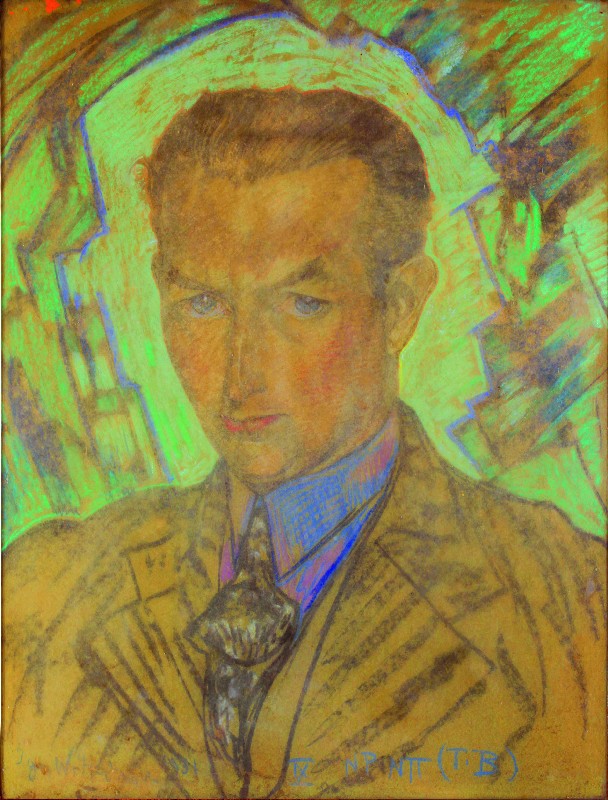Portrait of Stefan Korboński by Stanisław Ignacy Witkiewicz (Witkacy) dated 1931