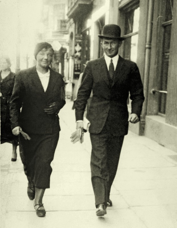Stefan Korboński with his sister Jadwiga, late 1920s/early 1930s