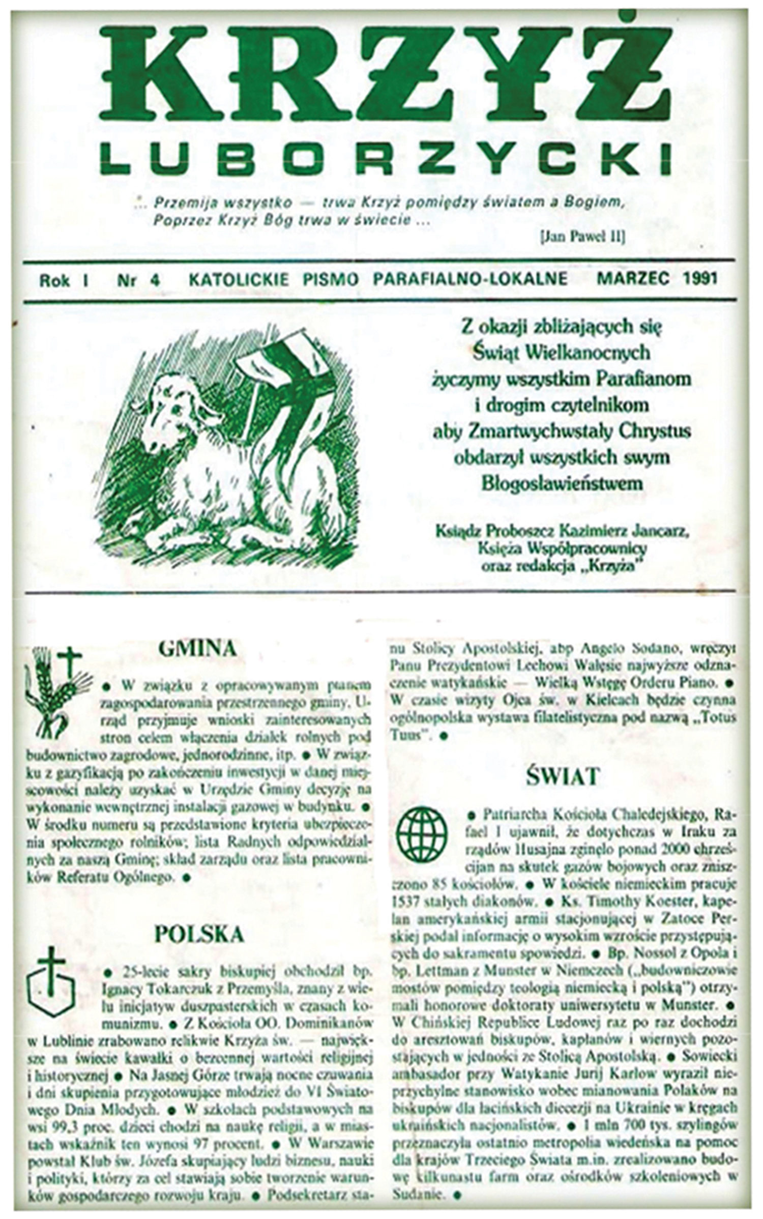 Gazeta parafialna „Krzyż Luborzycki”