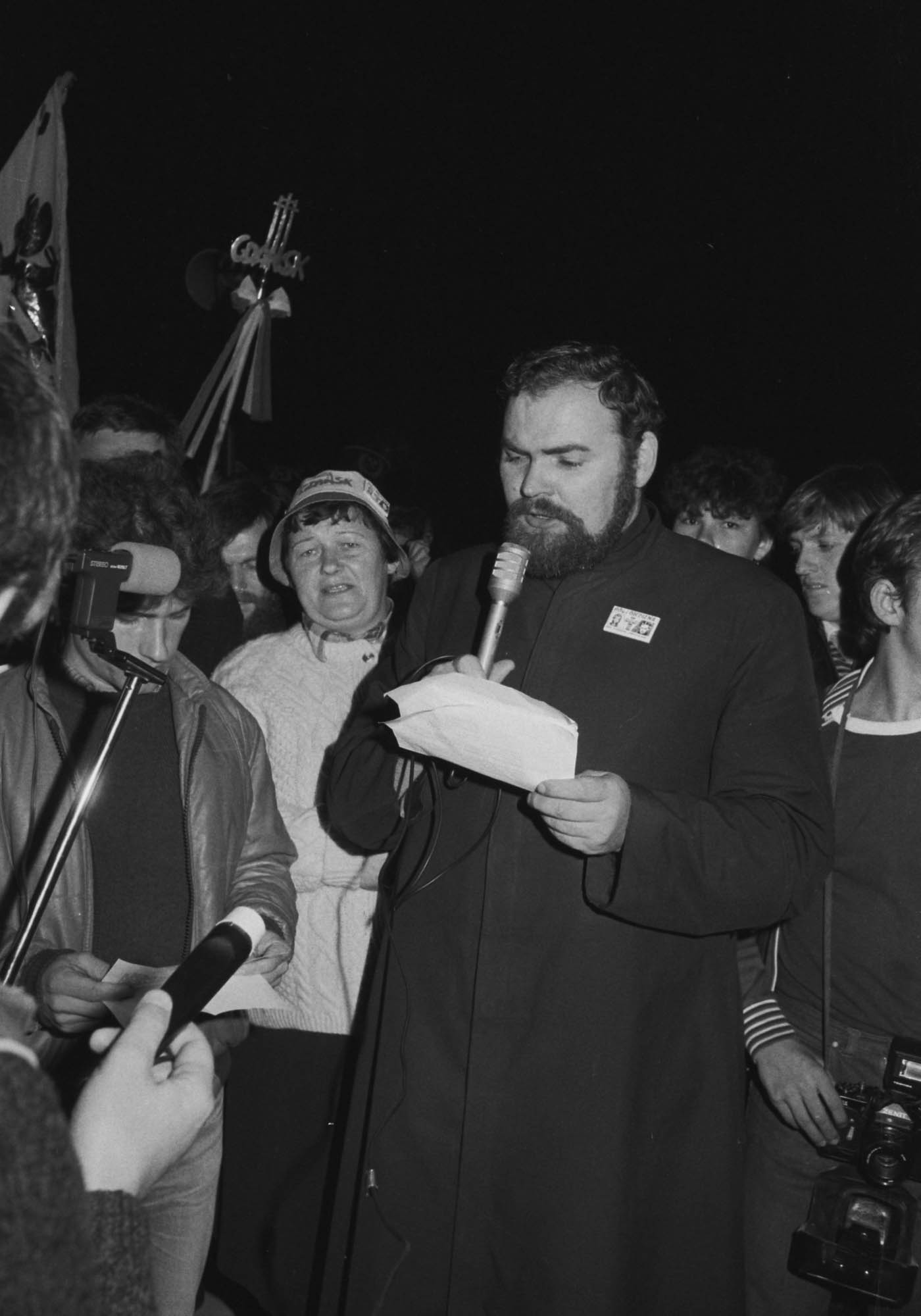 7. Ks. Kazimierz Jancarz, III Pielgrzymka Ludzi Pracy na Jasną Górę, Częstochowa, wrzesień 1985 r.