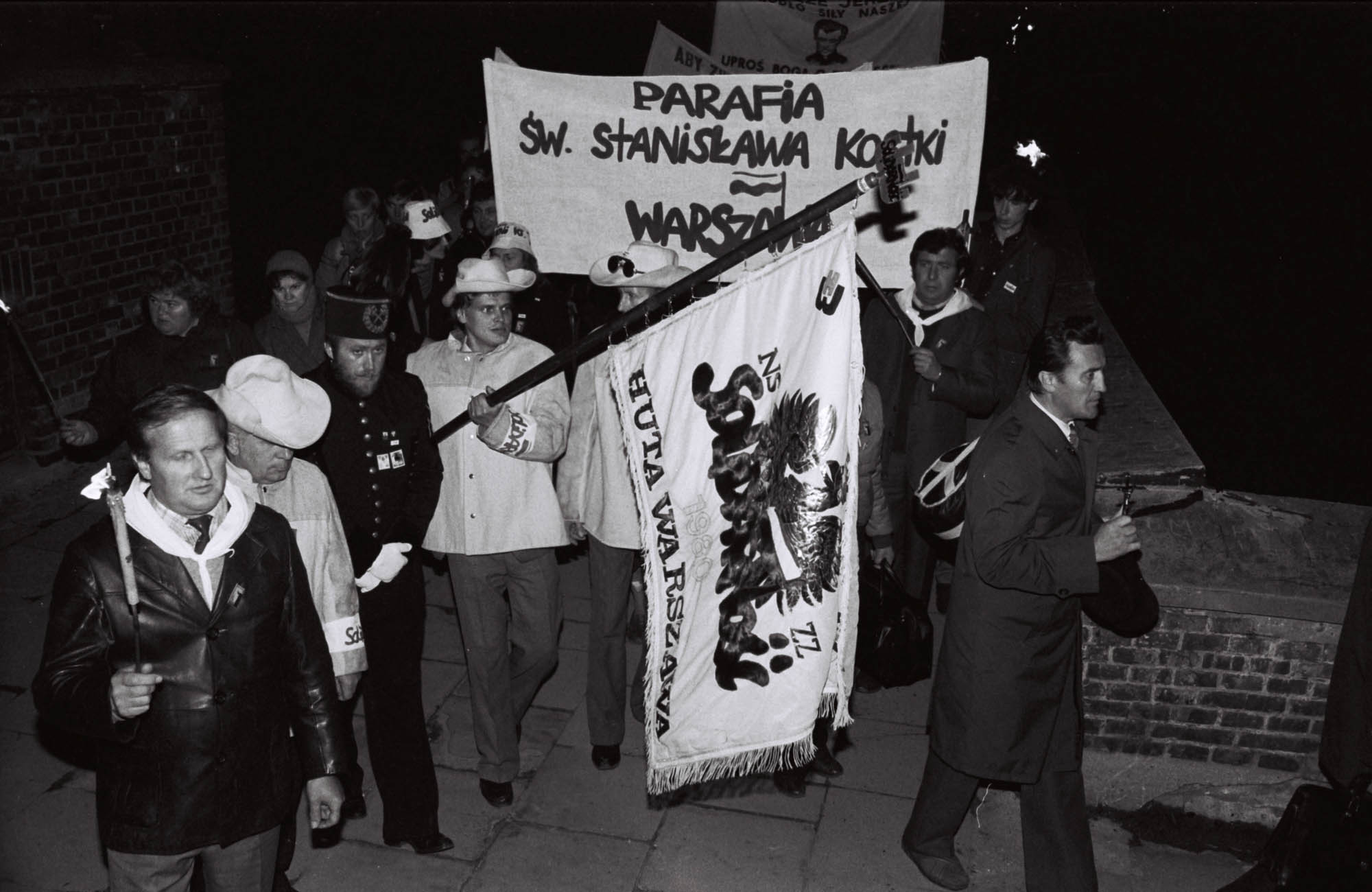 9. Uczestnicy IV Pielgrzymki Ludzi Pracy na Jasną Górę z Warszawy, Częstochowa, wrzesień 1986 r.